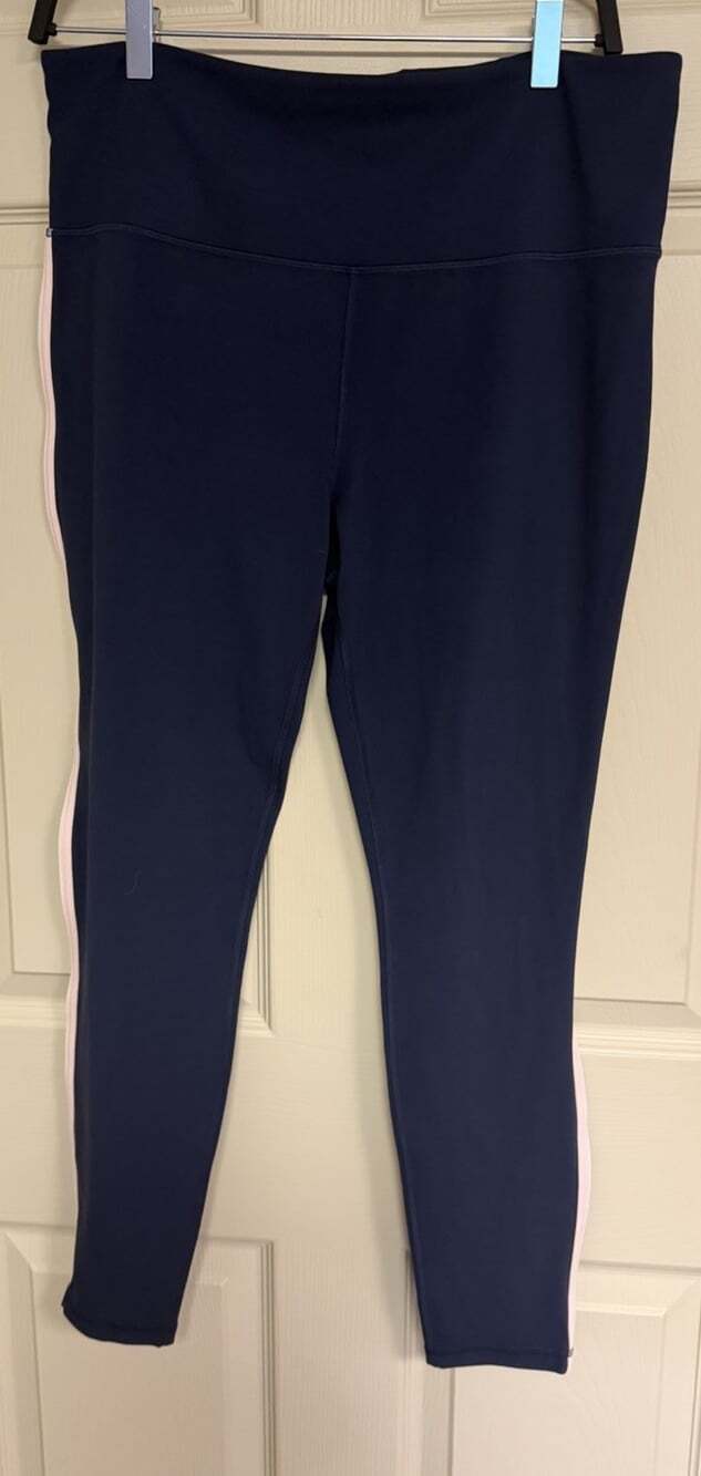 Athleta Ultra High Rise Elation Tight Women's XL Navy Blue Gym Yoga